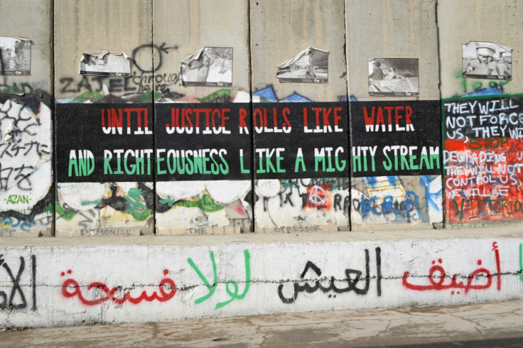 Writing on the Israel Palestine separation wall