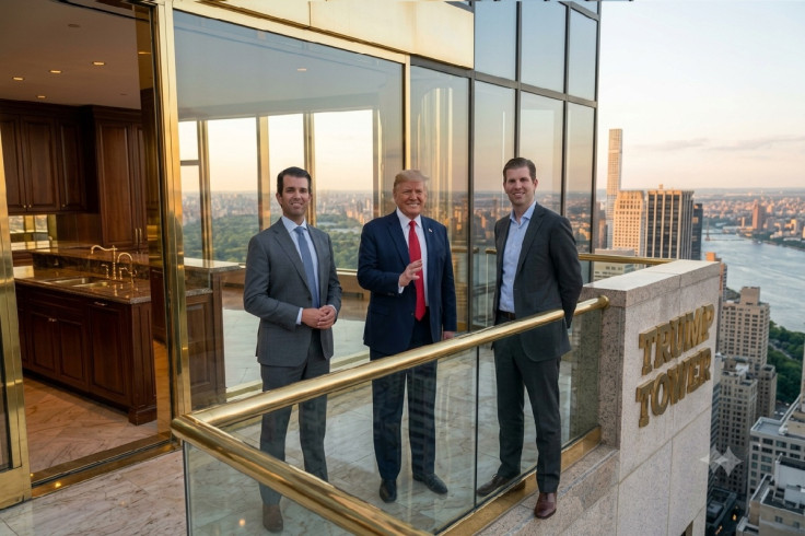 Donald Trump, Trump Jr, and Eric