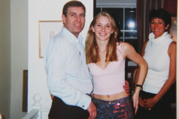 Andrew Mountabatten-Windsor, Virginia Giuffre and Ghislaine Maxwell