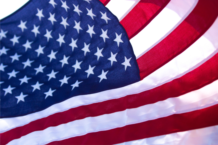United States flag showing the stars and stripes design.