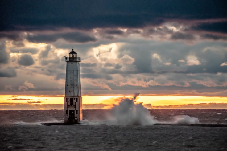 Frankfort Lighthouse in Northern Michigan