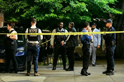 NYPD Officers Secure Coney Island Scene After Fourth of July