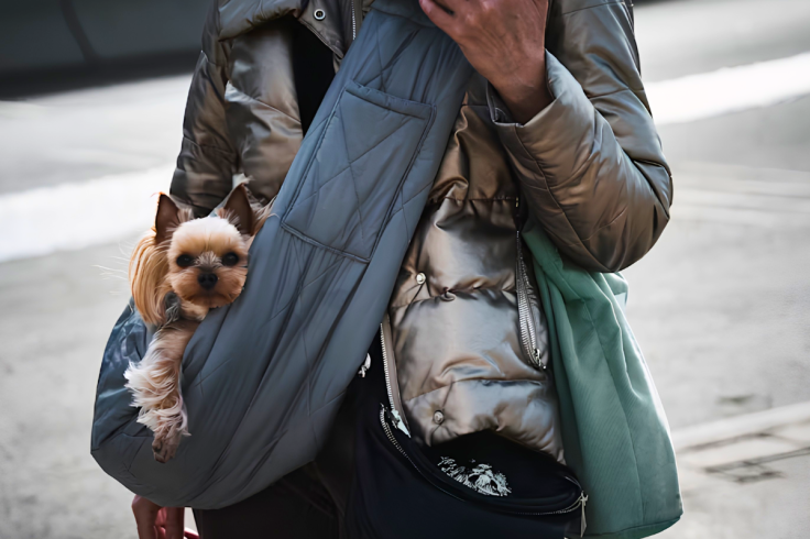 Pet owner dog
