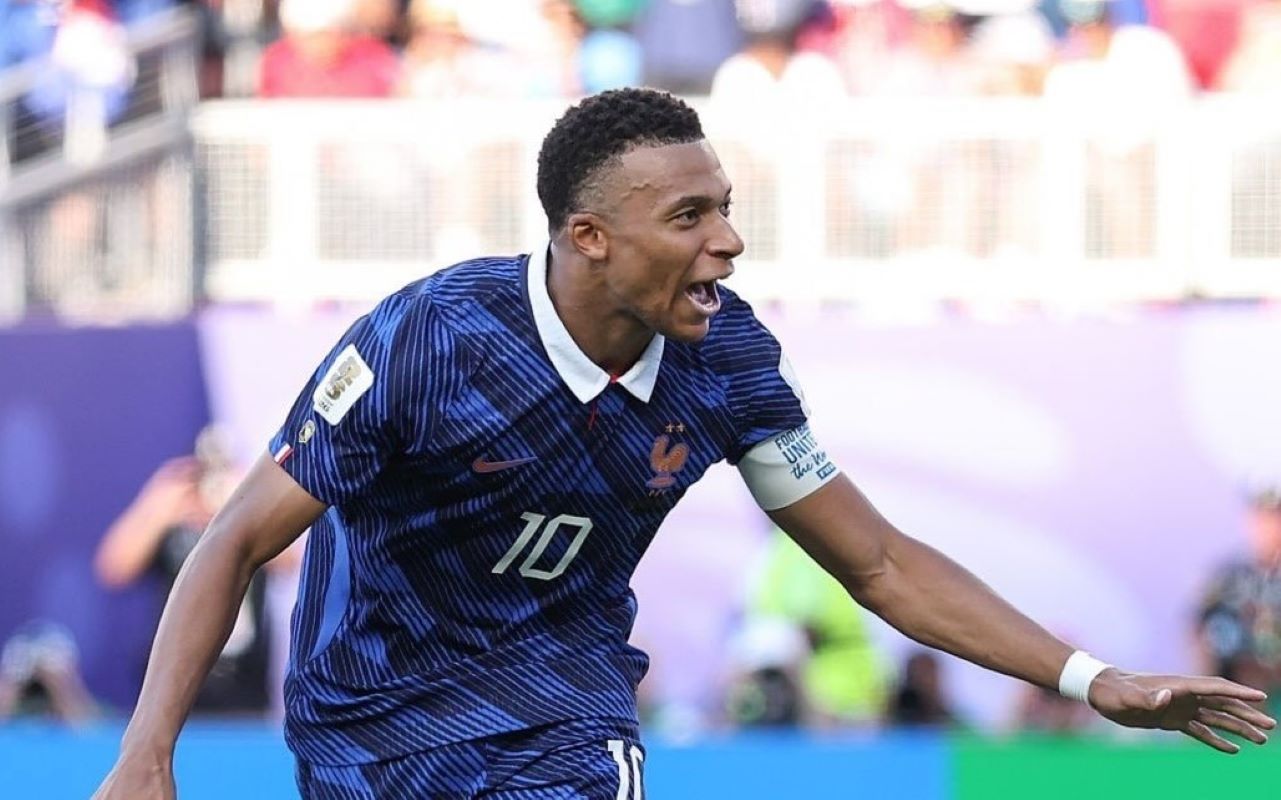French football star Kylian Mbappe