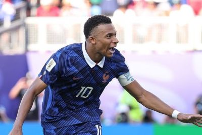 French football star Kylian Mbappe