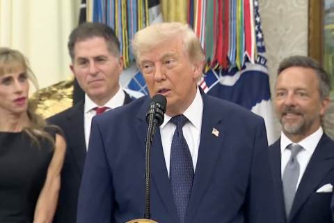 Donald Trump Press Conference Oval Office