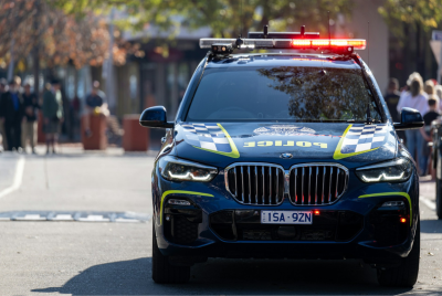 Police car in Australia