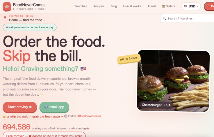 FoodNeverComes