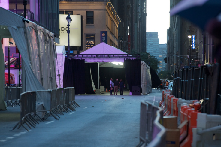 Outside of Madison Square Garden