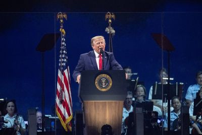 Donald Trump Salute To America