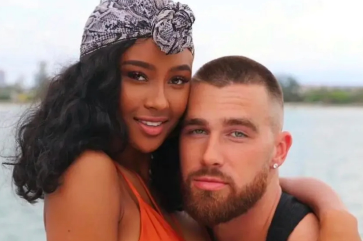Kay;a Nicole and Travis Kelce