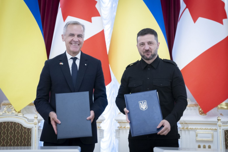 Mark Carney and Volodymyr Zelenskyy