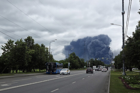 Moscow oil refinery in Kapotnya