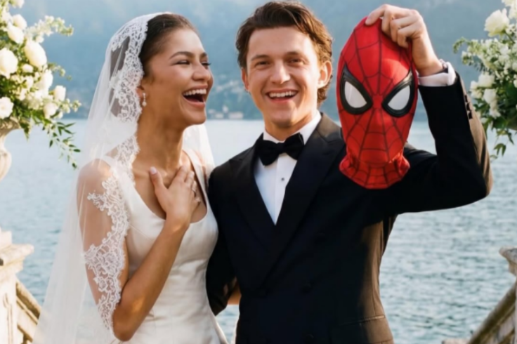 Zendaya and Tom Holland wedding picture