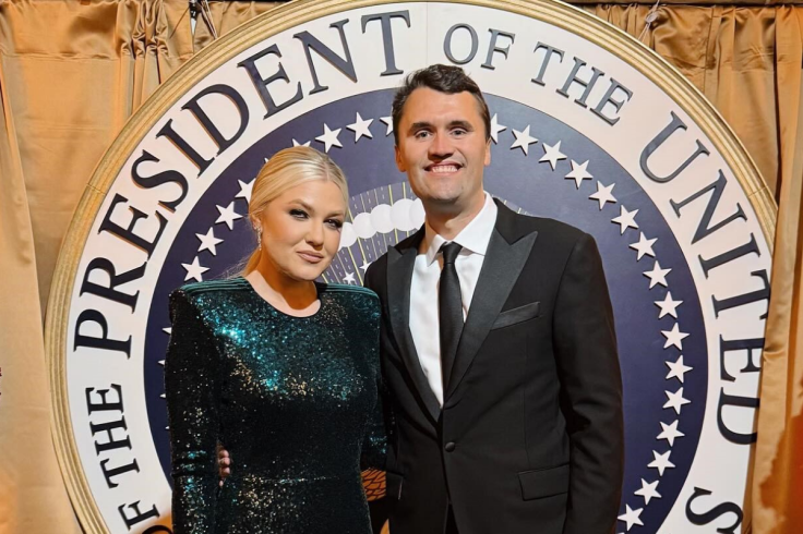Erika Kirk and Charlie Kirk