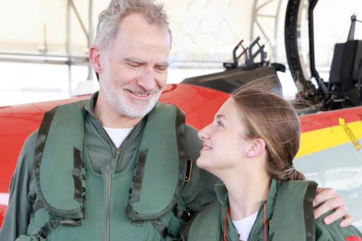 Princess Leonor and King Felipe