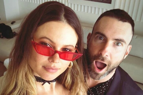 Adam Levine and Behati Prinsloo