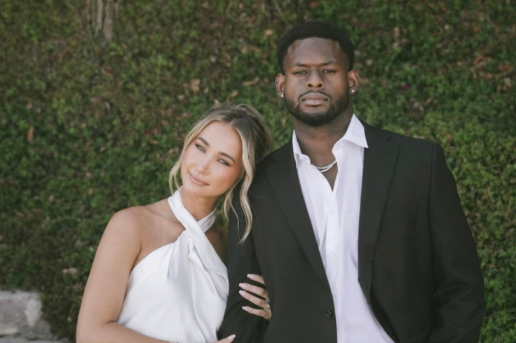 JuJu Smith-Schuster and Laura Kruk