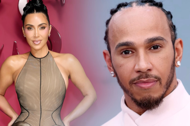 Kim Kardashian and Lewis Hamilton