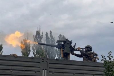 Russian Troops Gun Testing