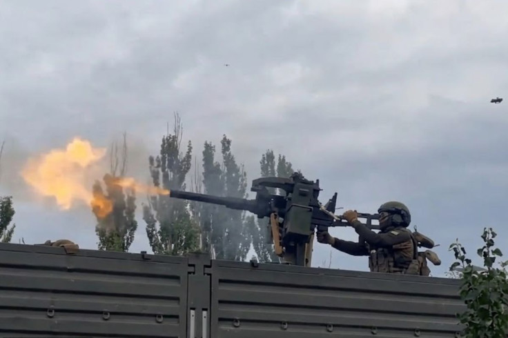 Russian Troops Gun Testing