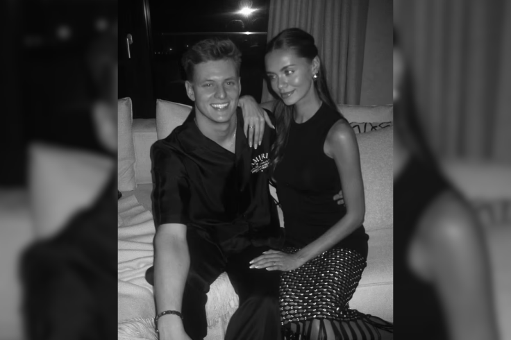 Mick Schumacher and Laila Hasanovic