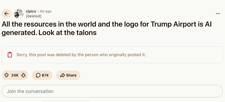 Trump International Airport AI logo