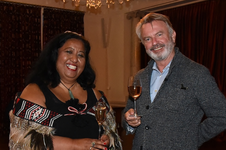 Whetu Fala and Sam Neill