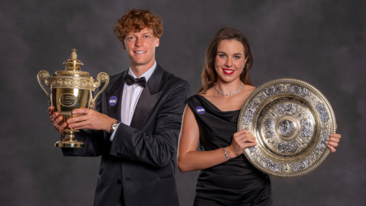 Jannik Sinner and Linda Noskova