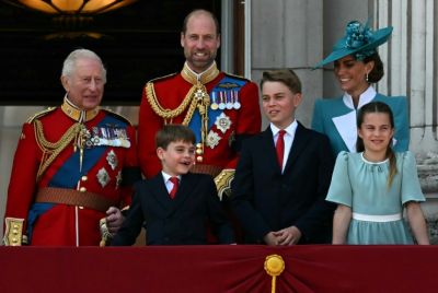 King Charles and the Prince and Princess of Wales and Family