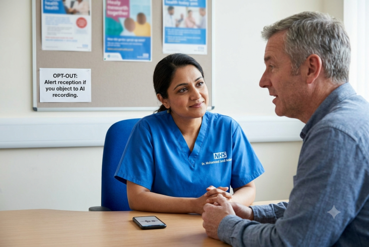 NHS Using Heidi Scribe