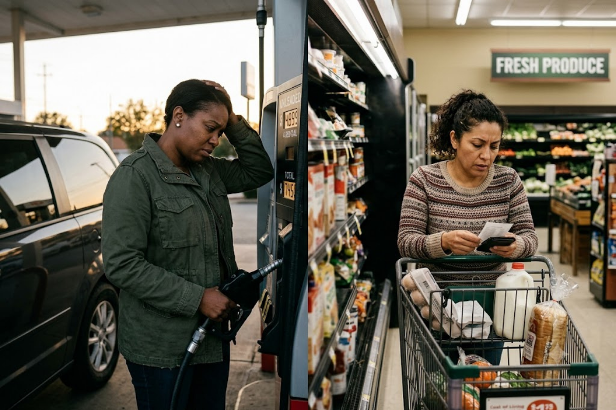 women feeling poorer under Trump