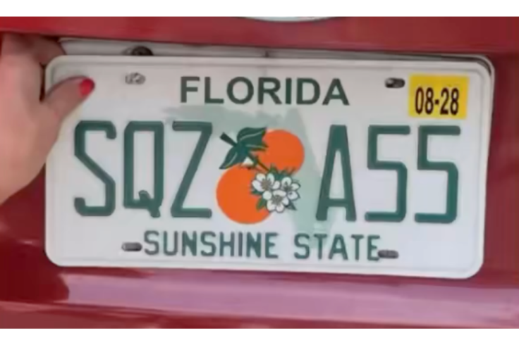 Florida Retiree Gets Racy License Plate