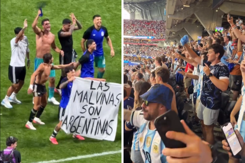 Falklands are Argentine FIFA Celebration