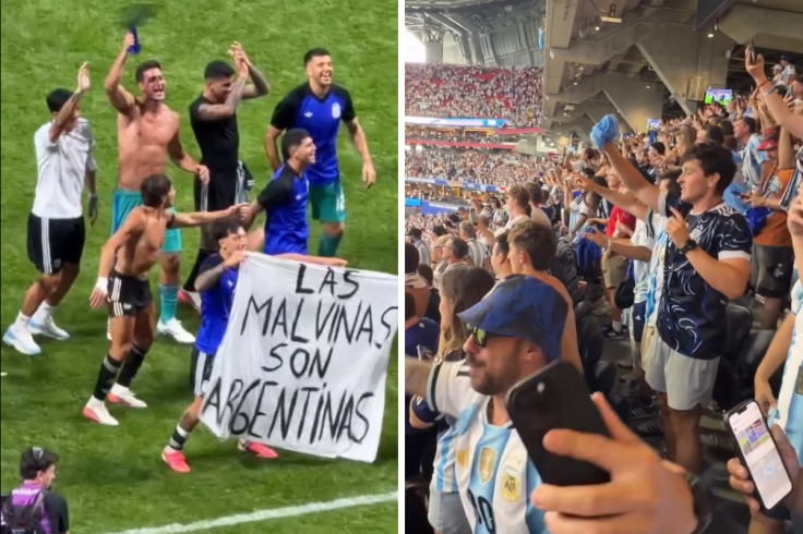 Falklands are Argentine FIFA Celebration