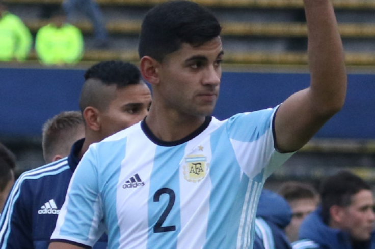 Cristian Romero in Action for Argentina