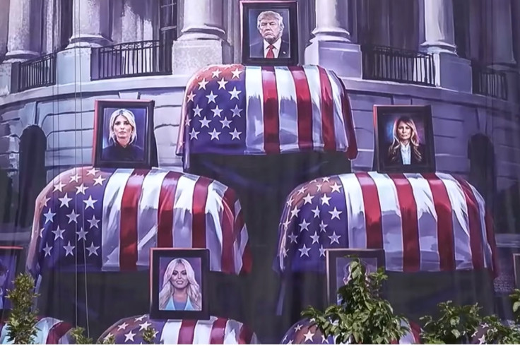 Iran's Mural of Trump Family in Coffins