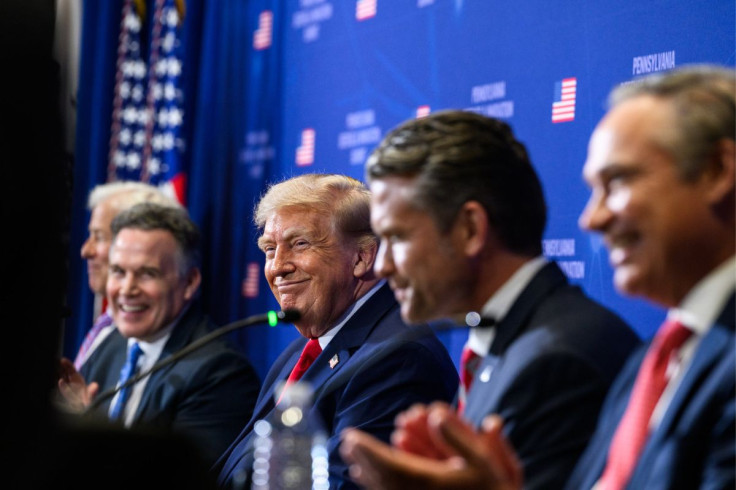 Donald Trump at a Pennsylvania Defense Conference