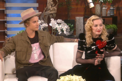 Justin Bieber and Madonna