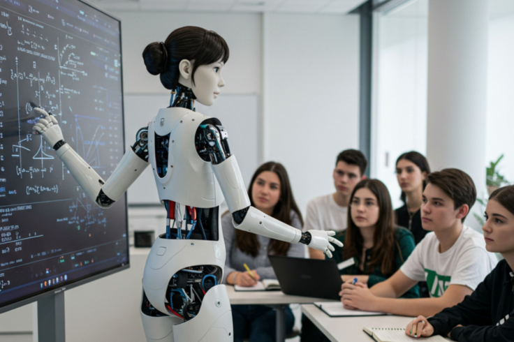 AI Companion Robots for Intimacy Maker Enters Schools With Humanoid