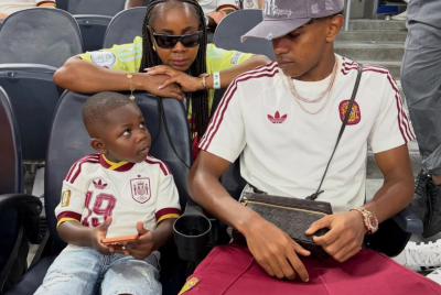 Lamine Yamal with his little brother, Keyne