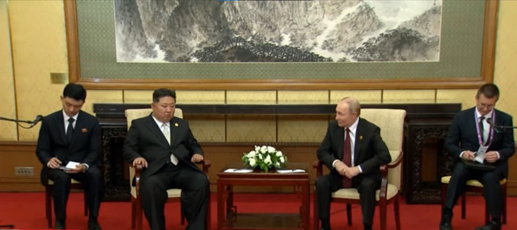 Vladimir Putin and Kim Jong Un