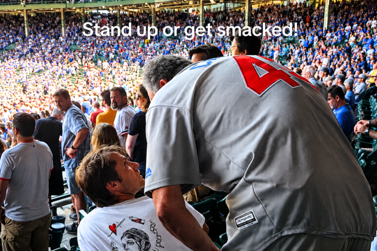 Cubs Fan Confrontation