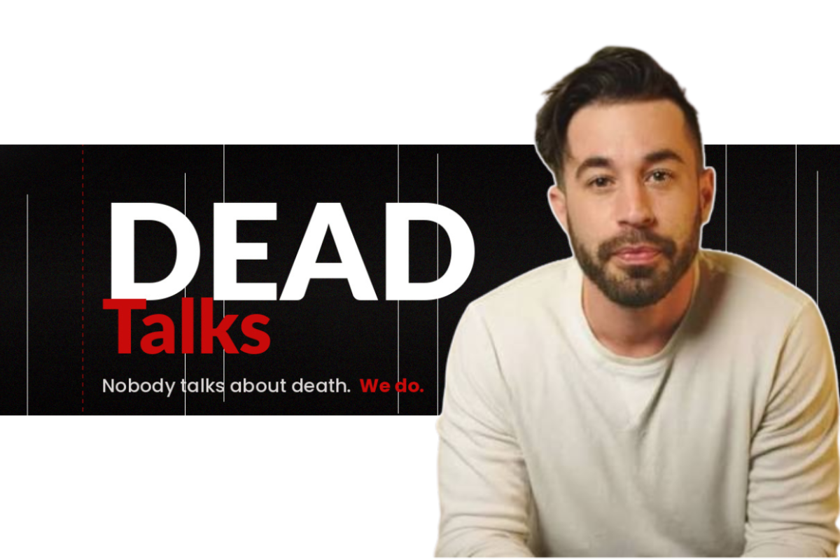 David Ferrugio, who built 'DEAD Talks' after losing his father 