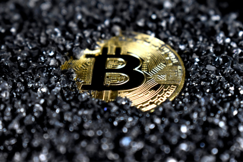 Bitcoin Stock Image