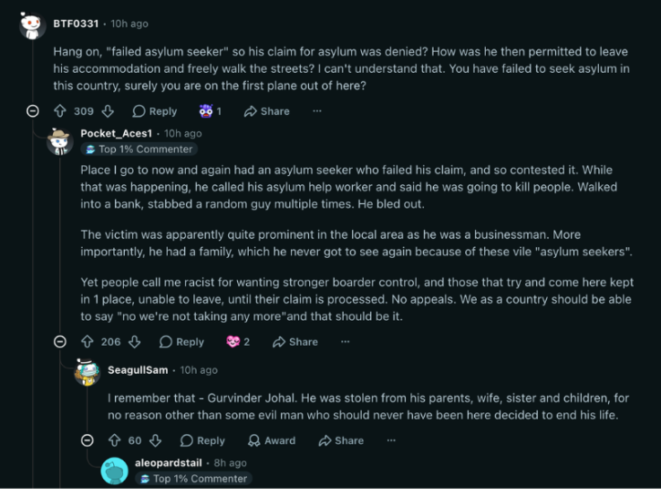 Asylum Seeker - Reddit