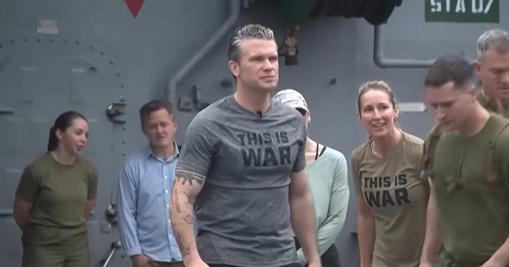 Pete Hegseth exercise