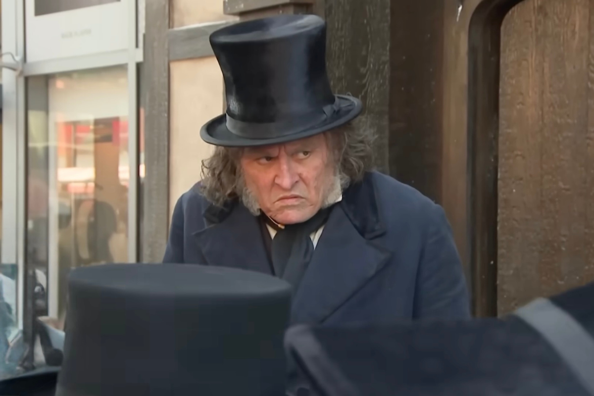 Johnny Depp Allegedly Mocks Donald Trump Tariffs in Full Scrooge Makeup to Promote New Movie Ebenezer