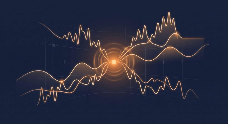 Abstract illustration of interconnected financial markets