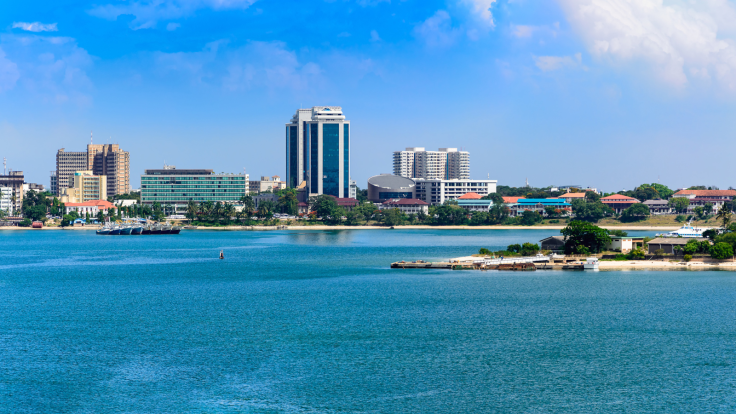 Panorama of Dar Es Salaam City Centre